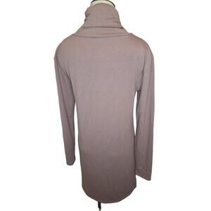BP Women's Size Small Long Sleeve Fitted Turtleneck A Line Dress Dusty Rose NWT